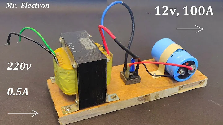 12V 100A DC from 220v AC for High Current DC Motor - Power Supply from UPS Transformer