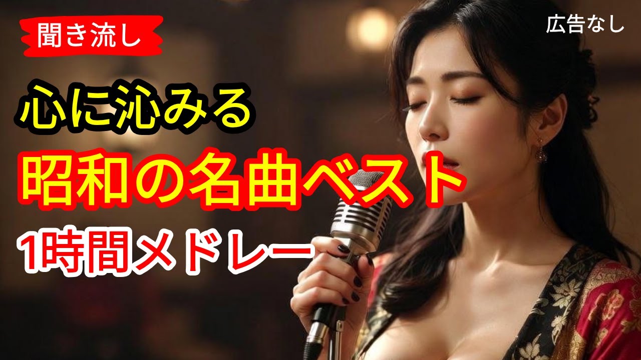 日本演歌 の名曲 メドレー ｜昭和の情景が胸に沁みる一曲 | 일본 엔카의 명곡 메들리 #8