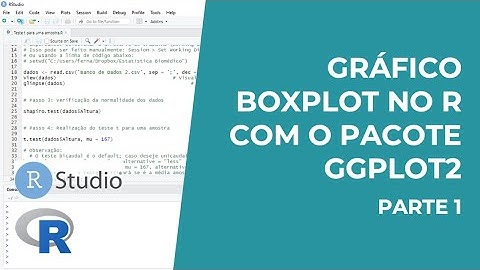 Como fazer um gráfico boxplot no R com o pacote ggplot2 (Parte 1 de 2)
