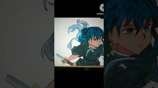 gouache colour speedpaintspeedpaint anime muchiro tokito muchiro_tokitougouche_colour