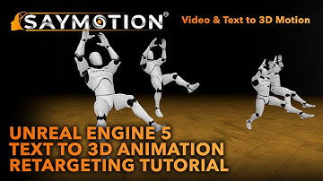 SayMotion to Unreal Engine 5 Retargeting Tutorial | Text o 3D Animation