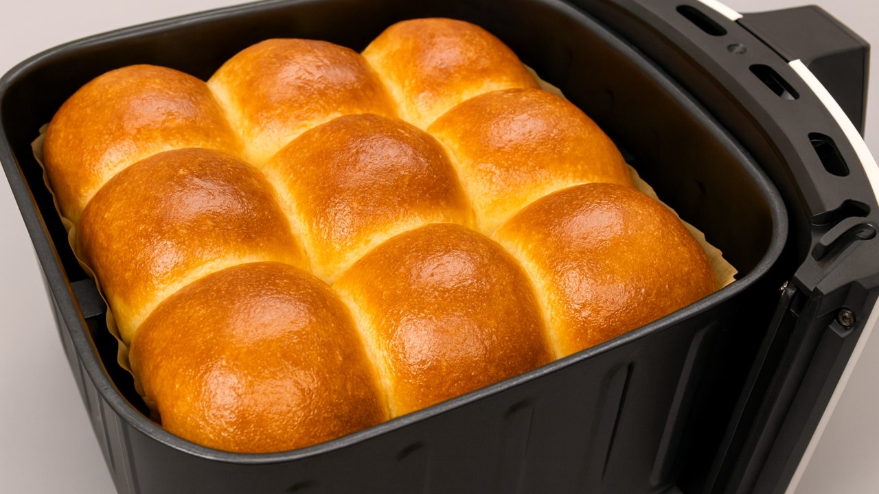 Чудеса в АЭРОГРИЛЕ! Пухлые пирожки на завтрак! Супер вкусные сладкие булочки