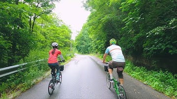 미니벨로 다혼으로 떠나는 강원도 태백 두문동재, 이끼폭포 라이딩 (Taebaek bicycle riding Gangwon-do, in Korea)