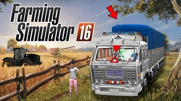 Transports Truck,Mower & Windrows work in Fs 16 / Fs 16 Gameplay / Timelapse