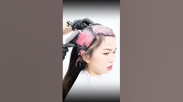 Hướng dẫn nhuộm tóc 2 khúc màu