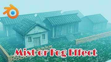 How To Create Mist or Fog In Blender | Mist Pass In Blender | A Quick Tutorial