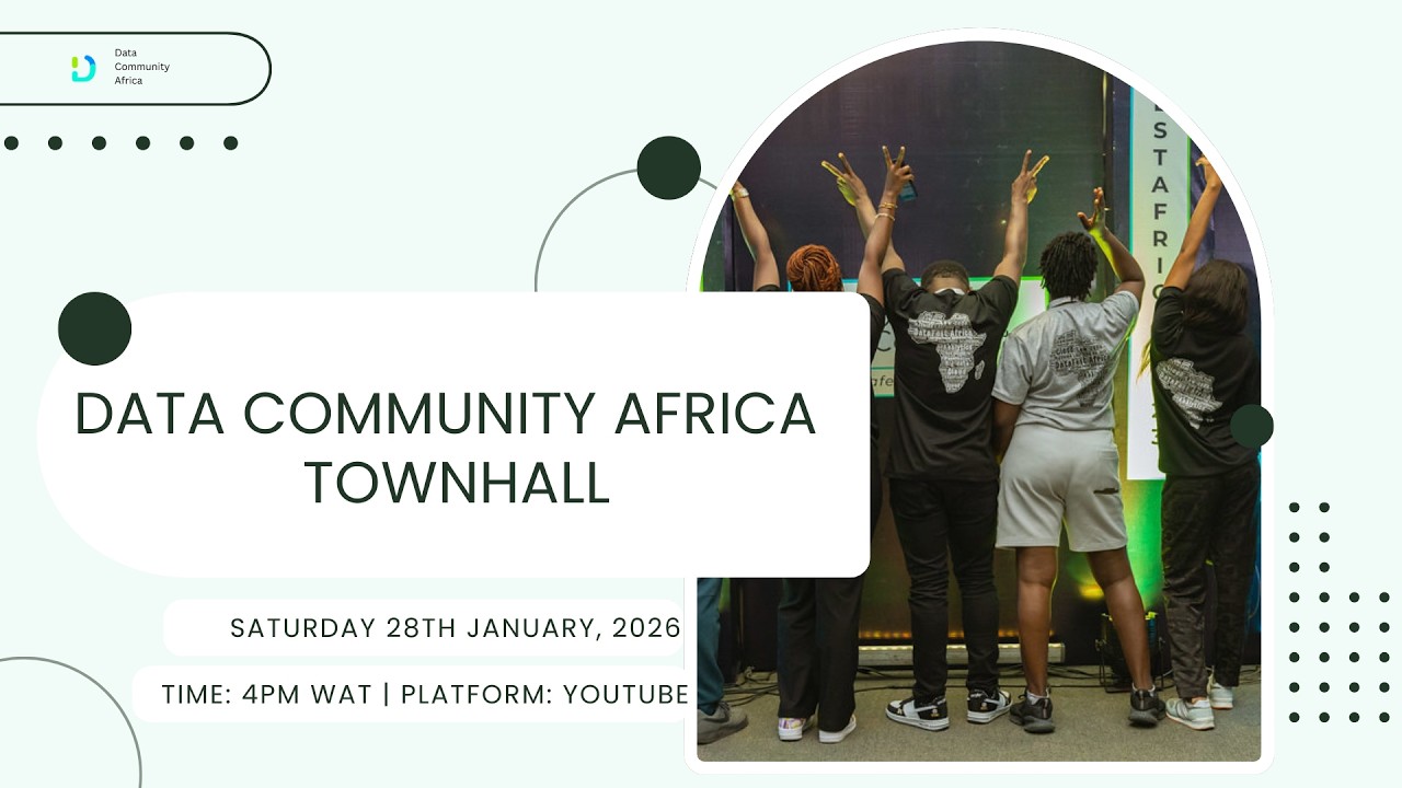 Data Community Africa Town Hall | Community AMA & Open Q&A
