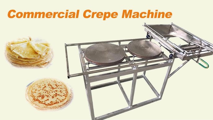 Automatic Pancake Making Machine Instant Heating DIY Snack Burrito Baking  Pan Crepe Maker Spring Roll Flapjacks