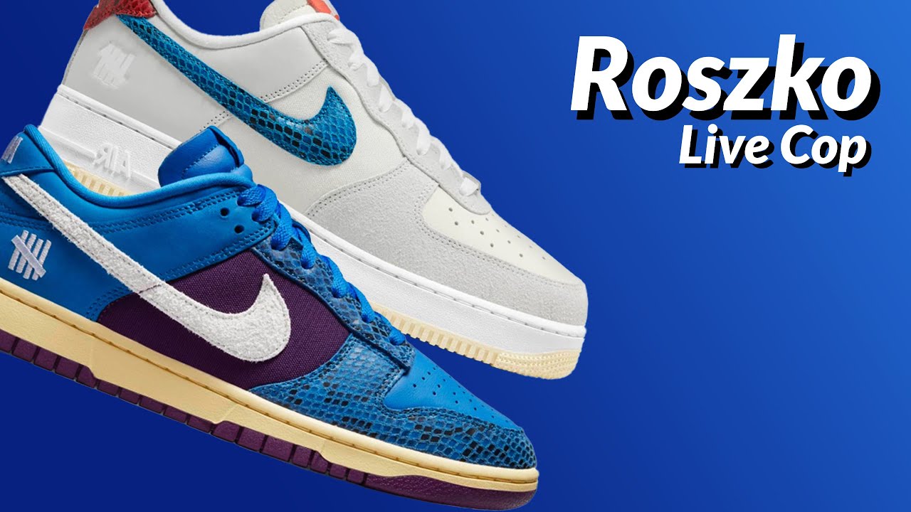 LIVE COP: Undefeated Nike Dunk & AF1