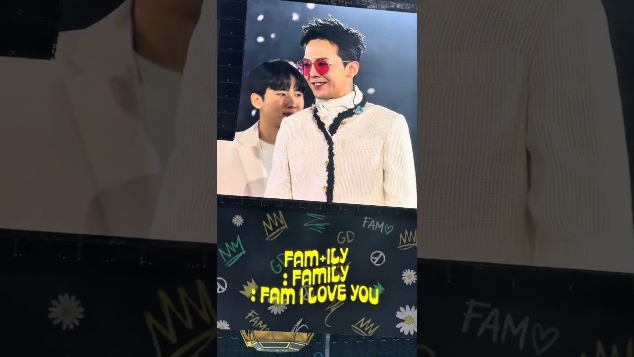 260208 2026 G-DRAGON ‘FAM’ MEETING FAM I LOVE YOU 뱅봉 왕관 👑 