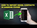 Excel to Phone Contacts | Transfer Unlimited Contacts to Your Android Phone from Excel