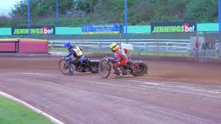 Speedway Copper Rushen Slow Mo Action Kings Lynn Young Stars