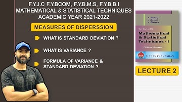 #2 FYJC FYBCOM, BMS, BBI, BFM Measures of Dispersion | Class 11 Maths | Maharashtra Board