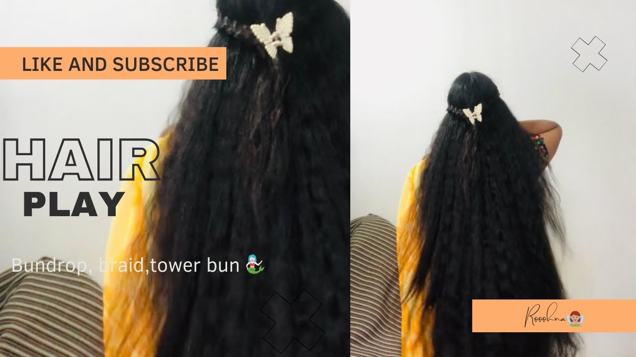 Hairplay with saree🧜🏻‍♀️ #subscribe #shortsviral #lovelonghairs #hair #longhairs #hairplay #viral