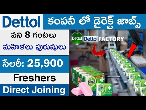 Dettol లో నేరుగా జాబ్ | Private Jobs | latest jobs 2022 | earning money | job vacancy 2022 | Telugu