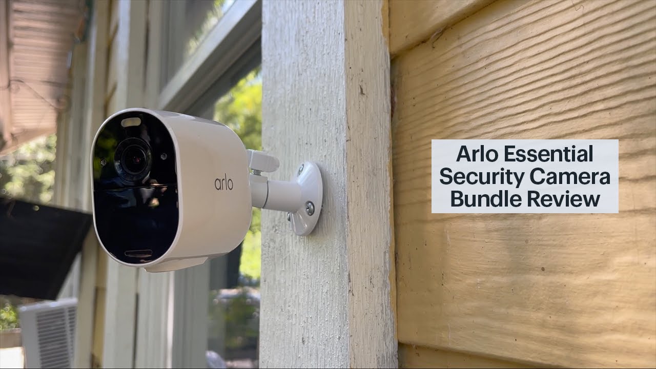 Arlo Essential Camera - 3 Pack, Wireless Security,1080p Video - VMC2320W 