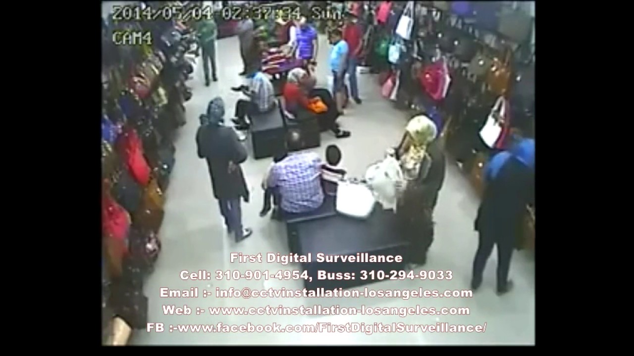Clever Thief caught on CCTV Camera | Security Cameras Installer Los ...