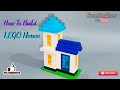 How To Build a LEGO House 🏠| Building Blocks Instructions | Diy #lego #house #diy