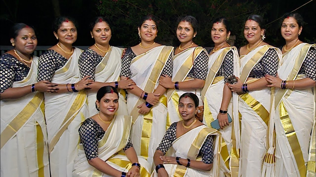 ഉണ്ണി ഗണപതി തമ്പുരാനും ...തിരുവാതിര കളി പാർവ്വണം ടീം #thiruvathira #temple#dance #kerala#dhanumasam