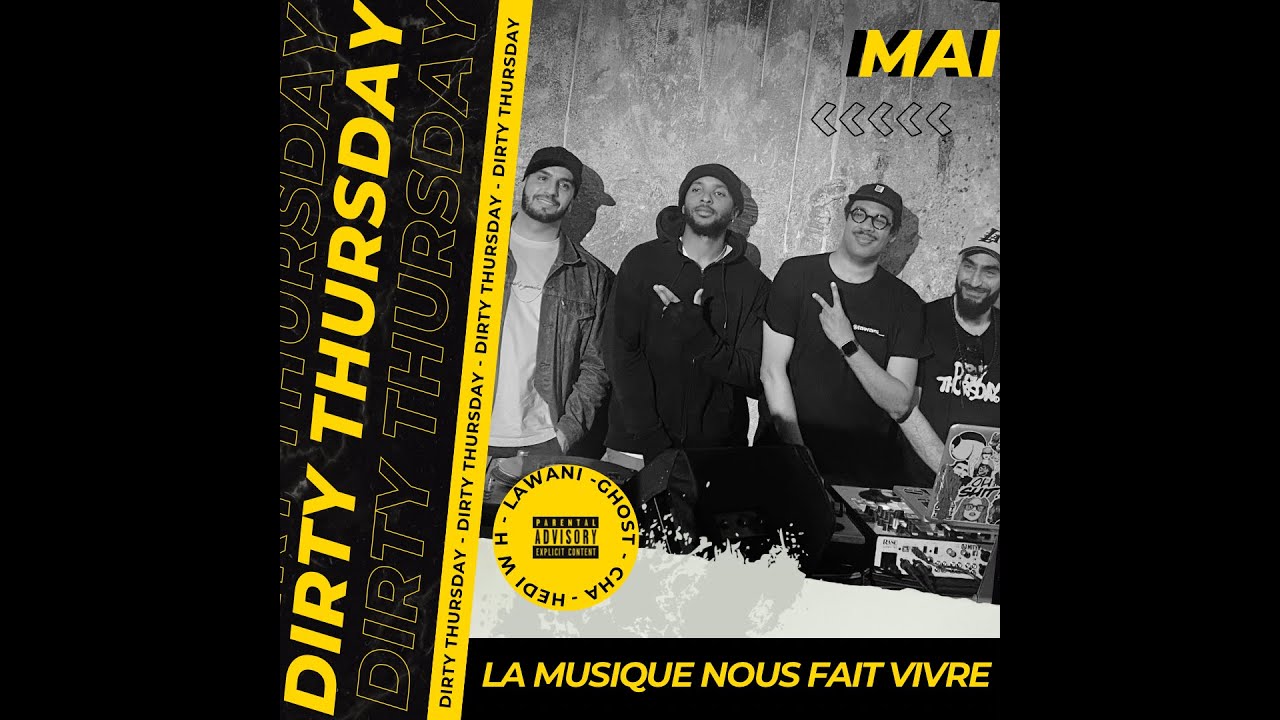 Dirty Thursday S01Ep09 Mai 2025 - DJ JuicyGaets / DJ Mityk -  Studio Carre Grenoble