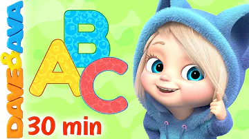 😻 Phonics Song Part 2 | ABC Song and More Nursery Rhymes by Dave and Ava 😻