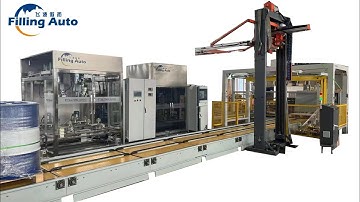 Integrated Filling & Packing Solutions Supplier-FILLING AUTO Automation Packaging Systems #200L Drum