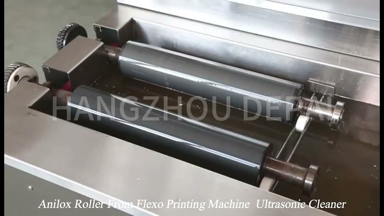 Anilox Roller From Flexo Printing Machine  Ultrasonic Cleaner