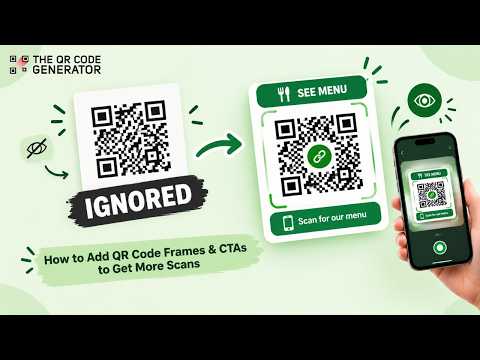 How to Add a QR Code Frame and CTA for More Scans