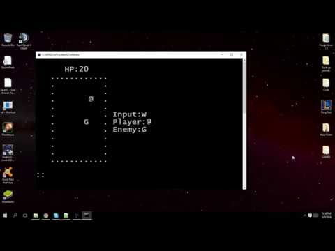 Batch Programing Rogue-Like; AI Demonstration