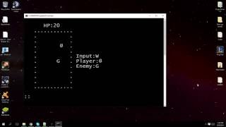Batch Programing Rogue-Like; AI Demonstration
