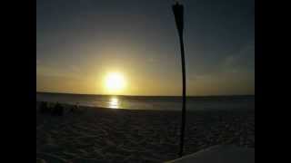 Passions Restaurant in Aruba - Sunset Dinner Time Lapse