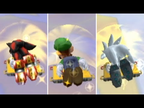 Mario & Sonic at the Olympic Winter Games - All Characters Skeleton Gameplay