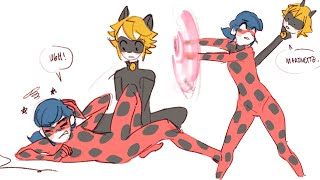 LADYBUG IGNORES CHATNOIR (Miraculous Ladybug Comic Dub Animations)