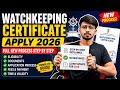 Watchkeeping Certificate Apply 2026 | Full New Process Step by Step | Skylar Rohit
