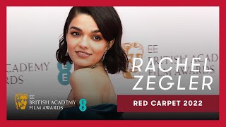 Rachel Zegler was left waiting by her date Mike Faist | EE BAFTAs 2022 Red Carpet