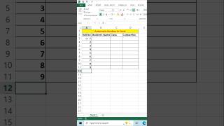 Automatic Borders in Excel #shorts
