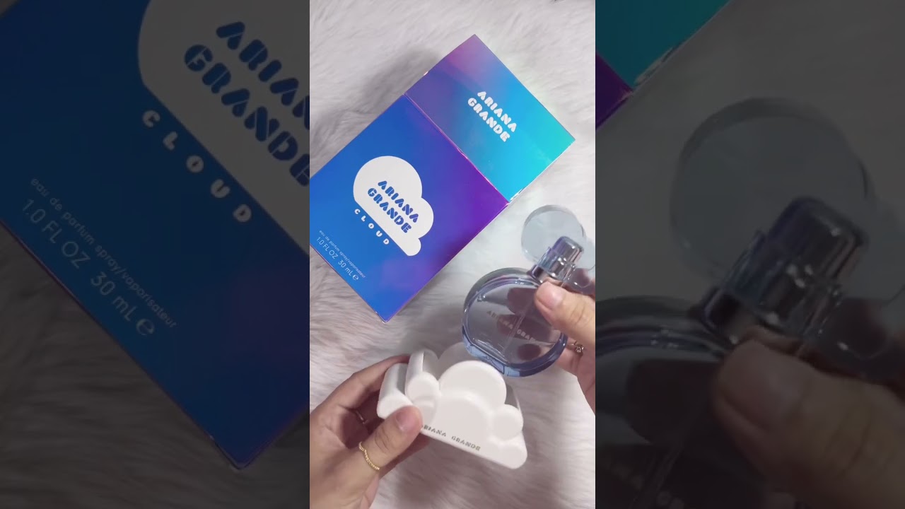 ariana grande cloud perfume asmr unboxing 🥥✨ 