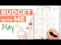 Budget with me for may ft the new clever fox budget planner large