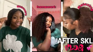 Realistic After School Routine 🌙| Homework, Skincare, Relaxing (junior year)