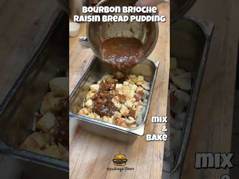 Bourban Brioche Raisin Bread Pudding