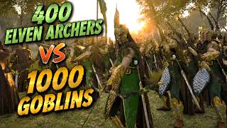 Can I Lead 400 Elves to Defeat 1000 Goblins? | Bannerlord Warhammer Mod screenshot 4