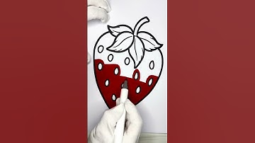 🍓❤️ #asmr #relaxing #coloringadventure #art #drawing #asmrsounds #satisfying #coloring