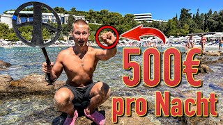 Was haben reiche Urlauber am Luxus Strand verloren?! 🤑 (500 Euro pro Nacht!! 🤯) - Schatzsuche