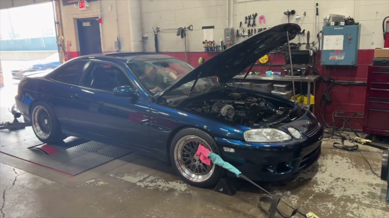 1003rwhp Lexus SC300 with Turbolamik 8HP70 transmission. Tuned by Sound Performance.