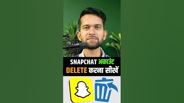 How to delete snapchat account #shorts #smartphone #tech #tipsandtricks #technology #snapchat