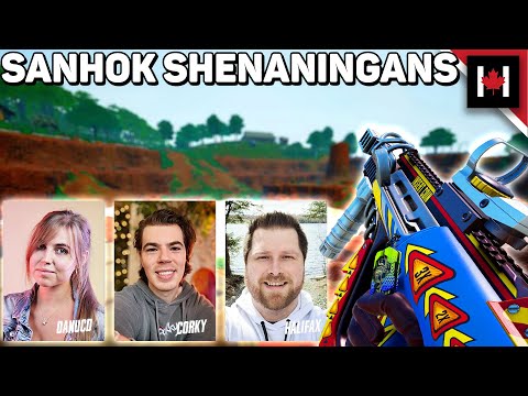 Sanhok Shenanigans with Corky & DanucD! || PUBG Multi POV