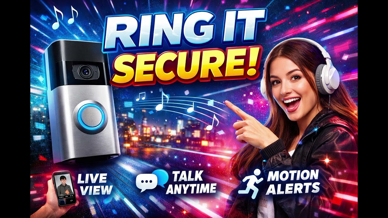 🔔 Ring Battery Doorbell (Newest Model) | Smart Home Security