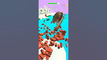 Spiral Roll Gameplay Walkthrough (İOS,Android) - Level 4 #Shorts