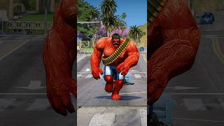 HULK SAVES HIS WIFE #hulk #gta5 #shorts