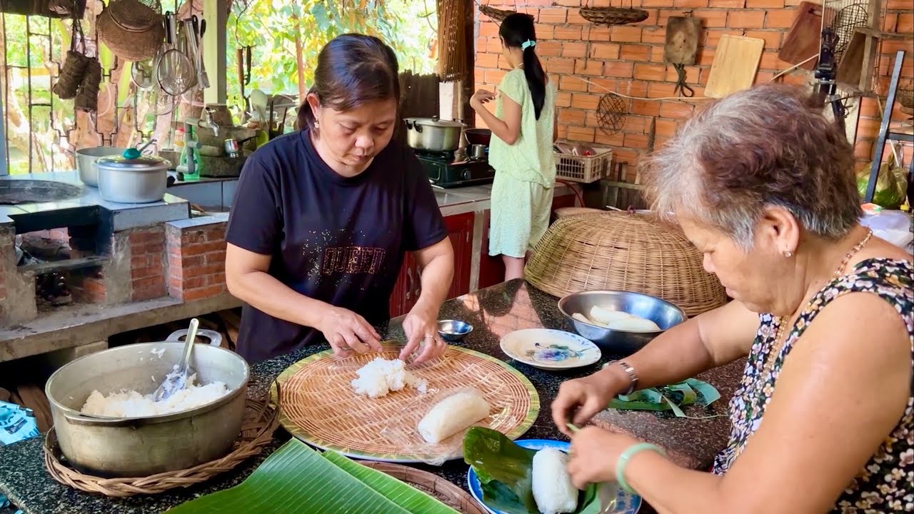 Làm Chuối Nướng Mà Khổng Lồ Quá Luôn | Vinh & Truyen